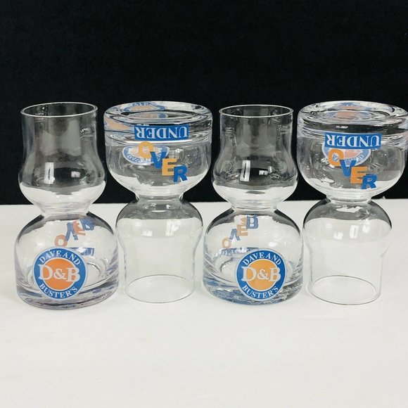 Dave & Busters Other - Dave & Busters Over Under Shot Glasses